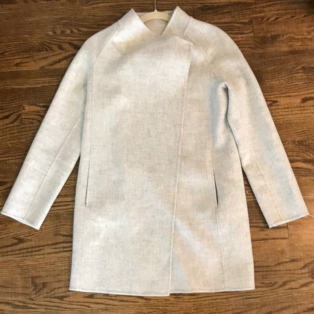 Vince coat wool wrap cocoon xs sweater rare trench